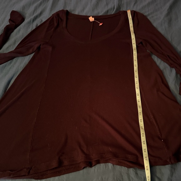 Free People January ribbed Black Long Sleeve Top - Picture 12 of 12